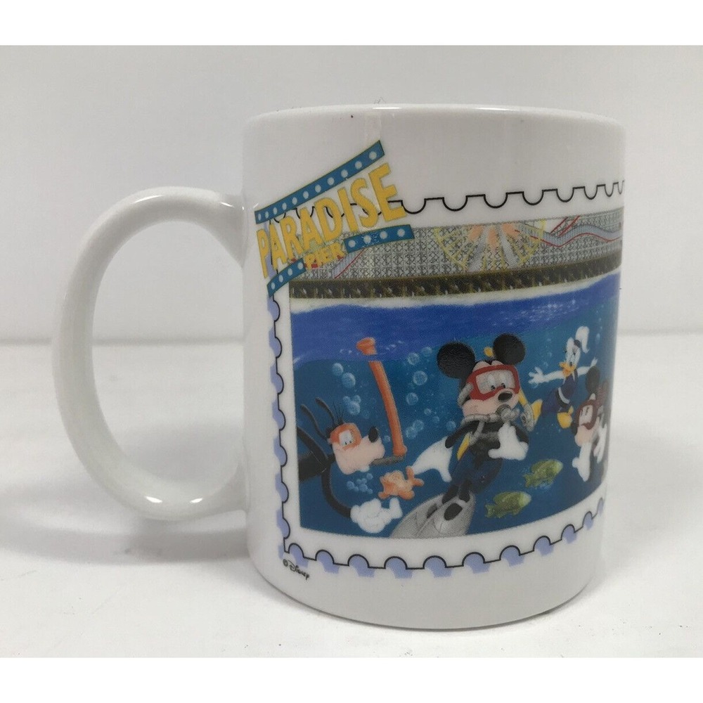 Disney's California Adventure Exclusive Coffee Mug Linyi Paradise Pier Mickey‎